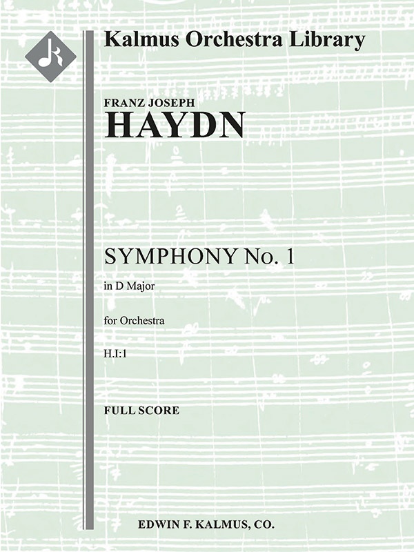 Symphony No. 1 in D, H.I:1 Conductor Score