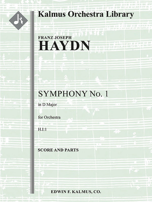 Symphony No. 1 In D, H.I:1 Conductor Score & Parts