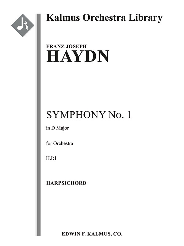 Symphony No. 1 In D, H.I:1 Harpsichord Part