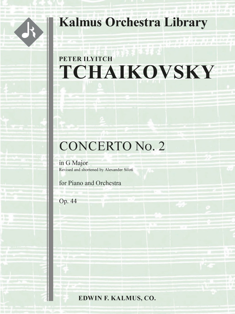 Concerto For Piano No. 2 In G, Op. 44 Conductor Score