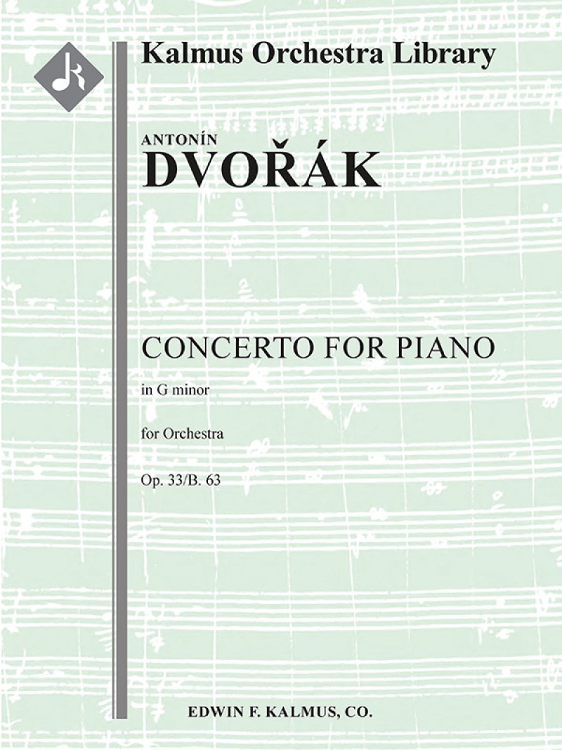 Concerto For Piano In G Minor, Op. 33/B. 63 Conductor Score