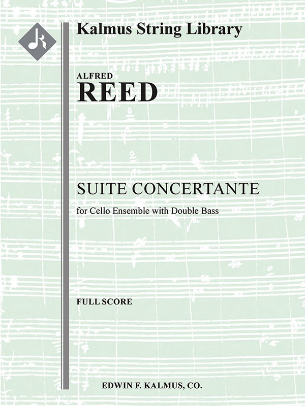 Suite Concertante For Cello Ensemble With Double Bass Conductor Score