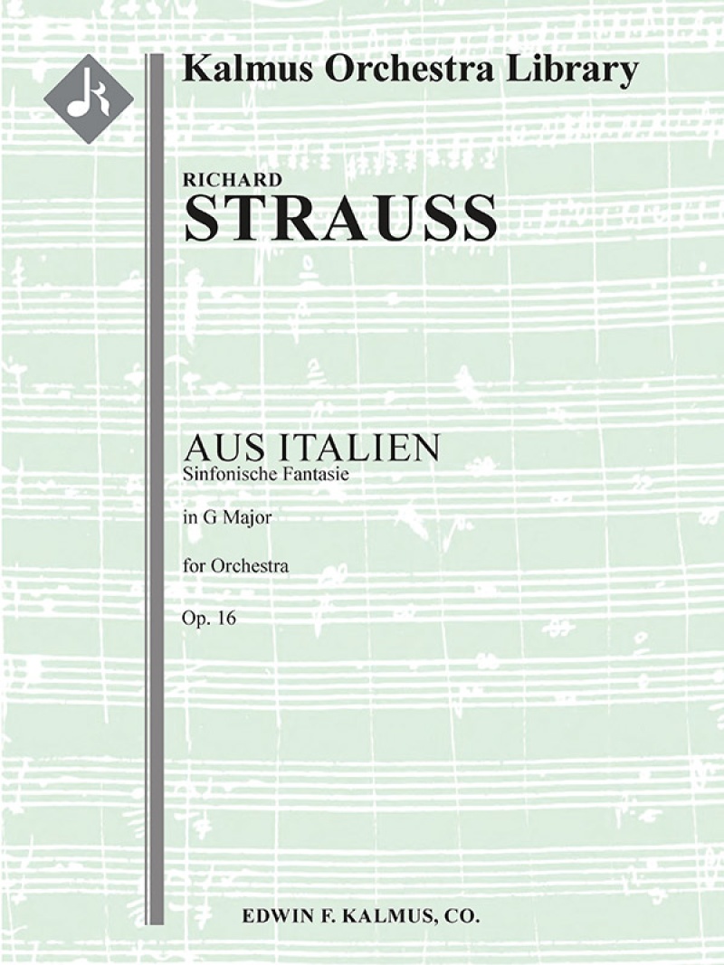 Aus Italien, Op. 16 Conductor Score & Parts
