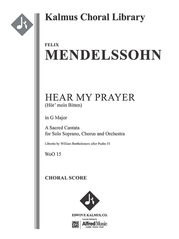 Hear My Prayer (Hor' Mein Bitten) In G Major, Woo 15 Vocal Score