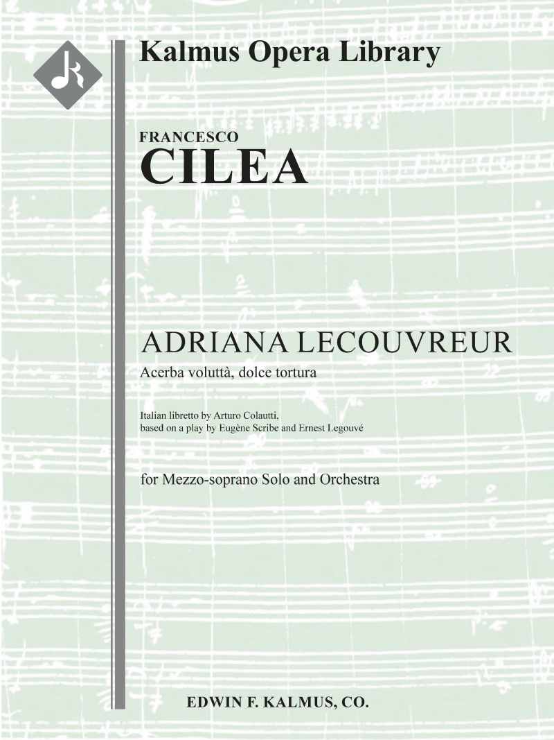 Adriana Lecouvreur: Act Ii, Aria: Acerba Voluta (Mezzo-Soprano) Full Score