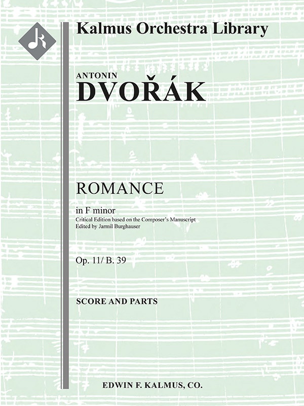 Romance in F Minor, Op. 11 / B. 39 (Critical Edition) — Conductor Score & Parts