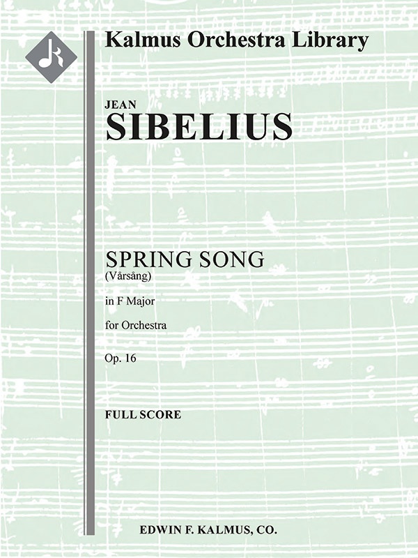Spring Song, Op. 16 (Vaersaeng) Conductor Score