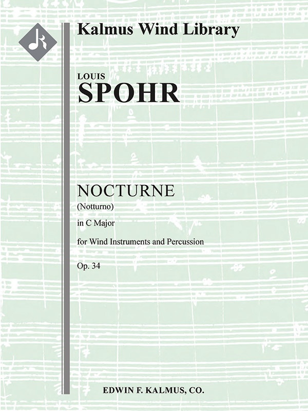 Nocturne For Wind Instruments And Percussion, Op. 34 Conductor Score