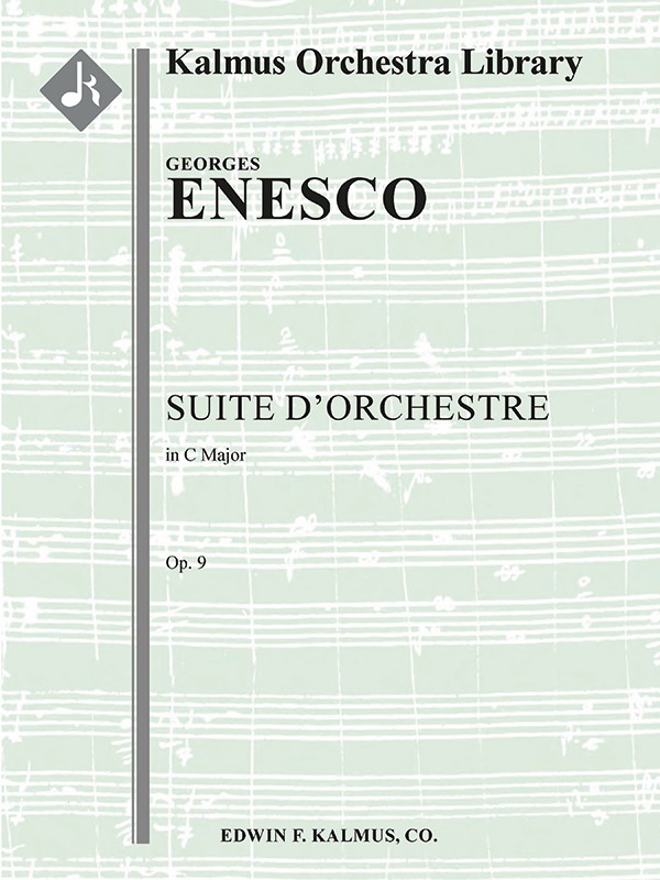 Suite D'orchestre, Op. 9 Conductor Score & Parts