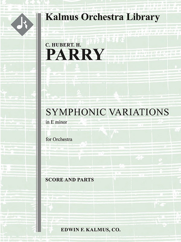 Symphonic Variations In E Minor Conductor Score & Parts