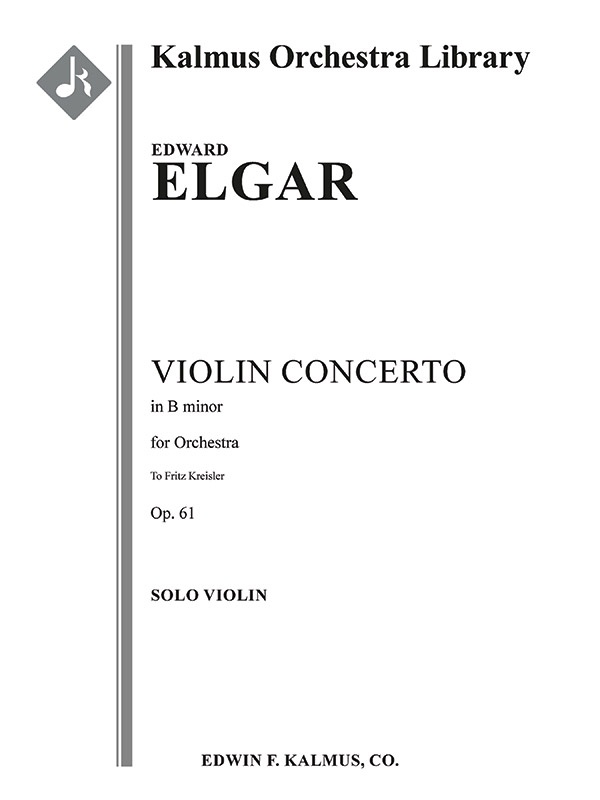 Violin Concerto In B Minor, Op. 61 Solo Part