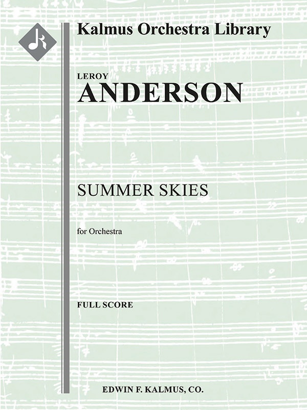 Summer Skies Conductor Score