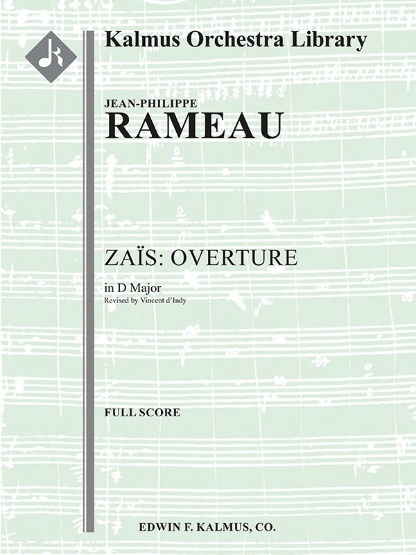 Zais: Overture Conductor Score
