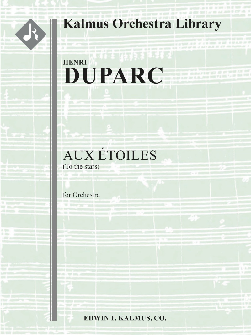 Aux Etoiles Conductor Score