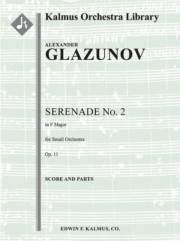 Serenade No. 2 In F Major, Op. 11 Conductor Score & Parts