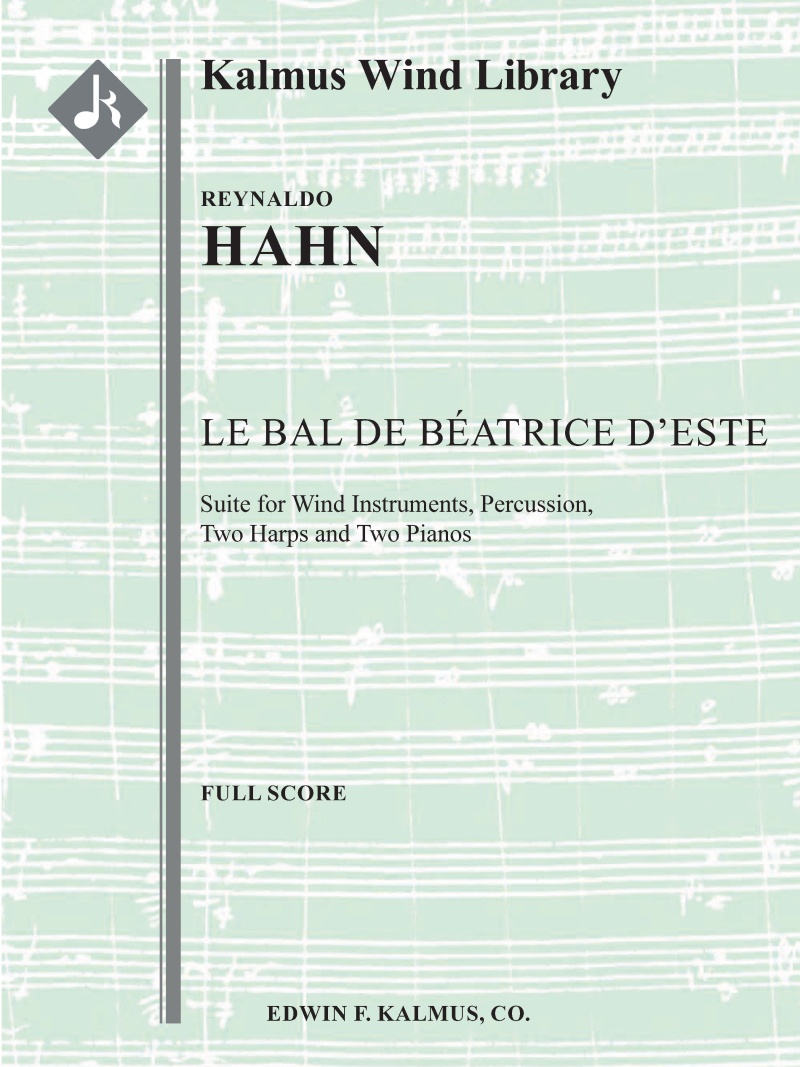 Le Bal De Beatrice D'este Suite Conductor Score