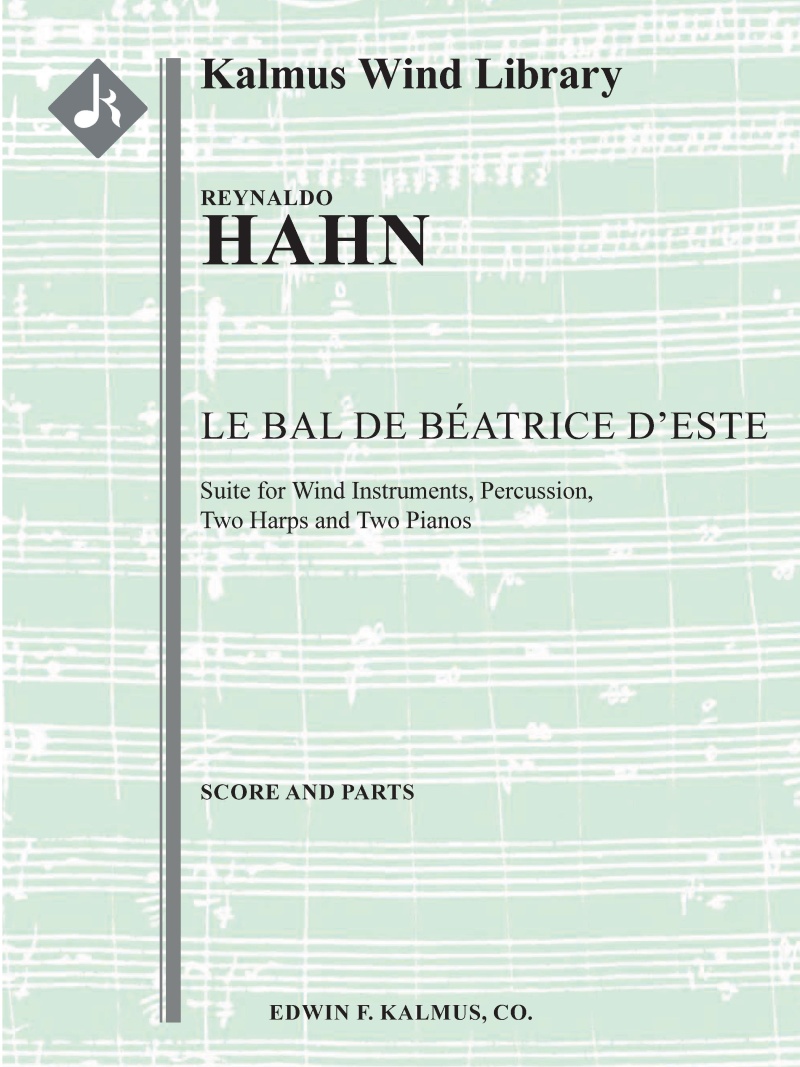 Le Bal De Beatrice D'este Suite Conductor Score & Parts