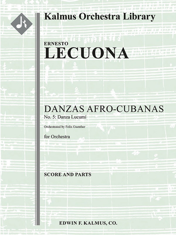 Danzas Afro-Cubanas, No. 5: Danza Lucumi Conductor Score & Parts
