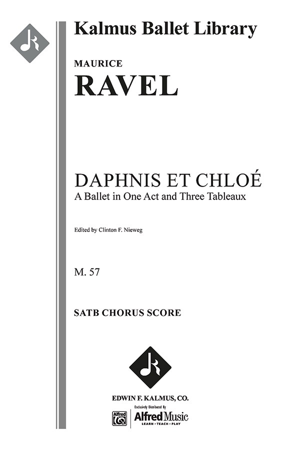 Daphnis Et Chloe Choral Score