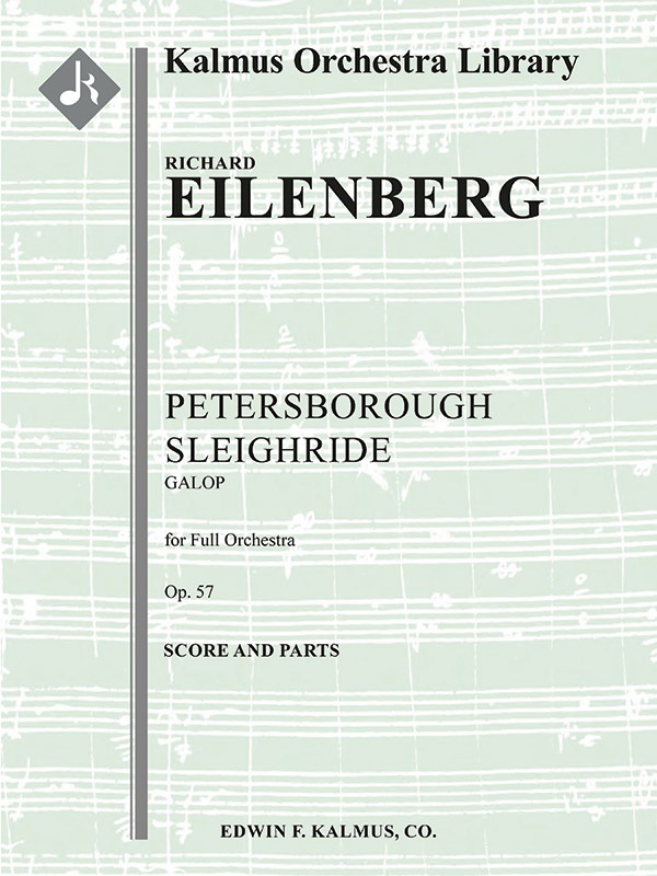 Petersborough Sleighride (Galop), Op. 57 Conductor Score & Parts