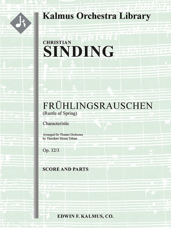 Fruehlingsrauschen, Op. 32/3 (Rustle Of Spring) Conductor Score & Parts
