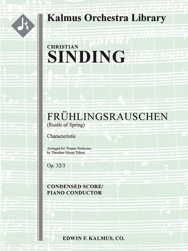 Fruehlingsrauschen, Op. 32/3 (Rustle Of Spring) Condensed Score