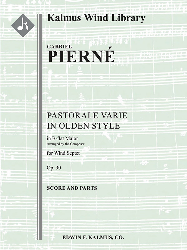 Pastorale Varie In Olden Style, Op. 30 Conductor Score & Parts
