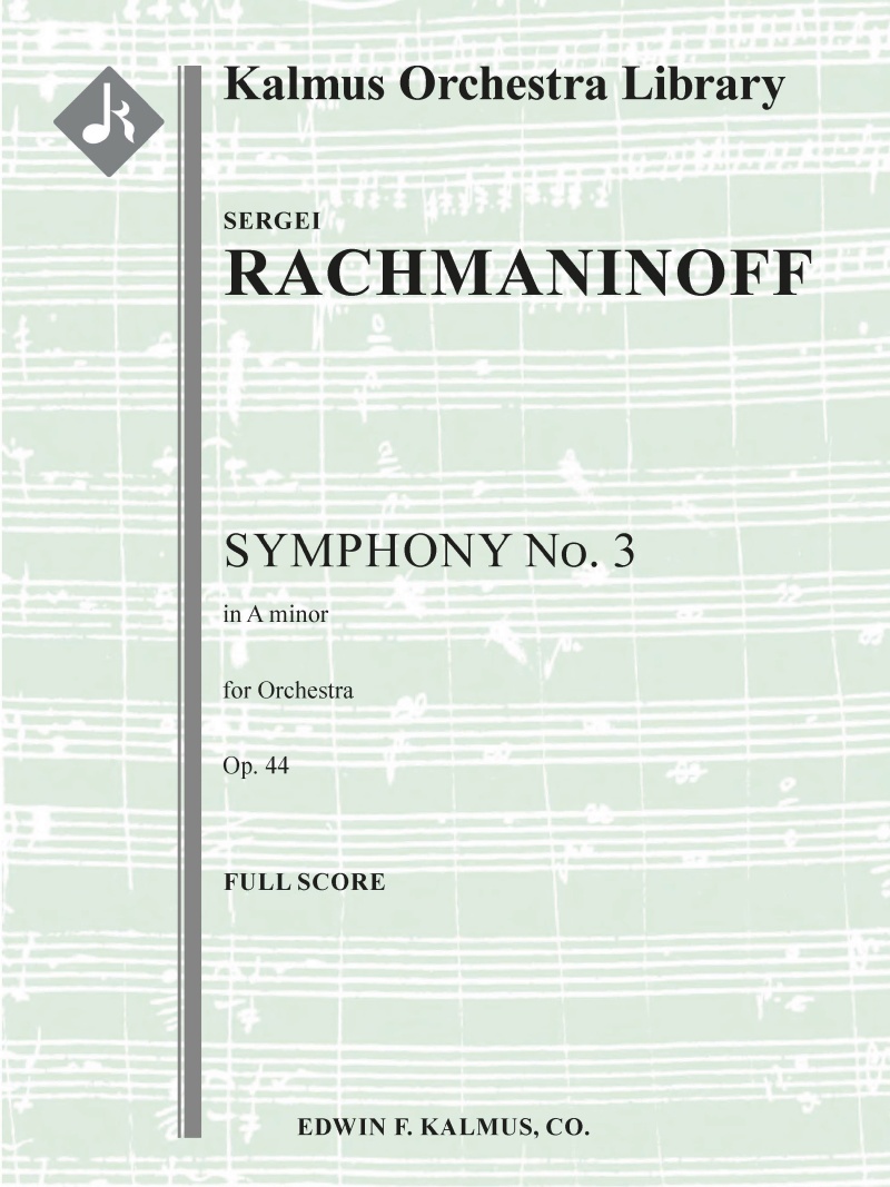Symphony No. 3 In A Minor, Op. 44 Conductor Score