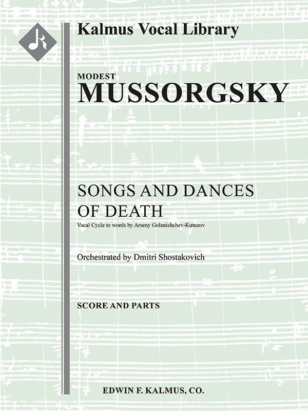 Songs And Dances Of Death (A-Flat, E-Flat Minor, D Minor, C Minor) Score And Parts