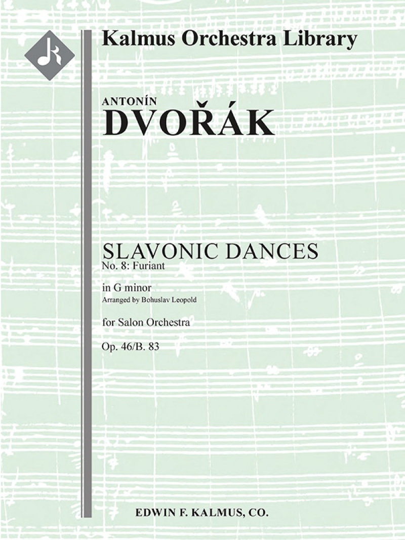 Slavonic Dances, Op. 46/B. 83: No. 8 In G Minor (Furiant) Conductor Score & Parts