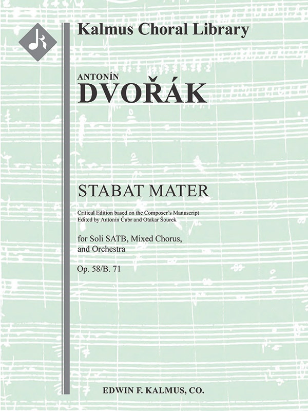 Stabat Mater, Op. 58/B. 71 (Critical Edition) Conductor Score