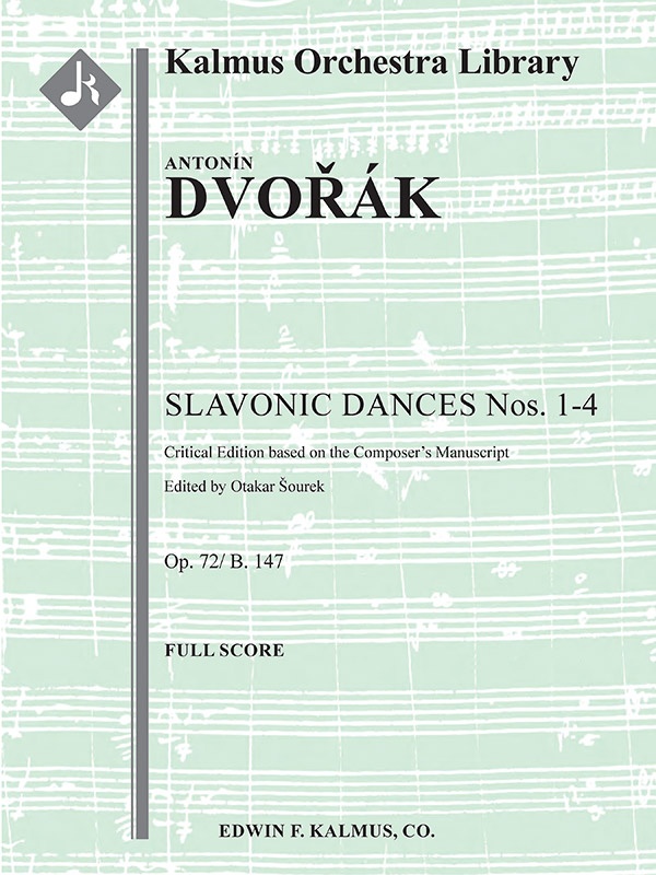 Slavonic Dances Op. 72/B. 147, Nos. 1-4, Critical Edition Conductor Score