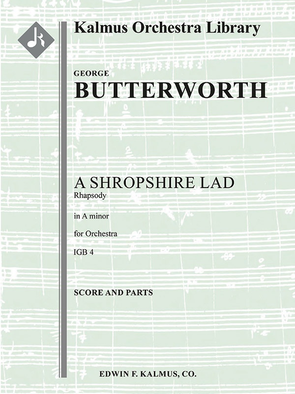 Shropshire Lad, A (Rhapsody) Conductor Score & Parts