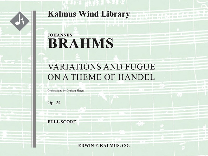 Variations And Fugue On A Theme By Handel, Op. 24 (Revised Edition) Conductor Score