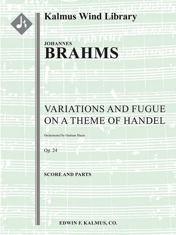 Variations And Fugue On A Theme By Handel, Op. 24 (Revised Edition) Conductor Score & Parts