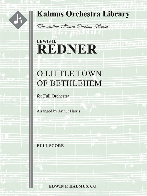 O Little Town Of Bethlehem Conductor Score