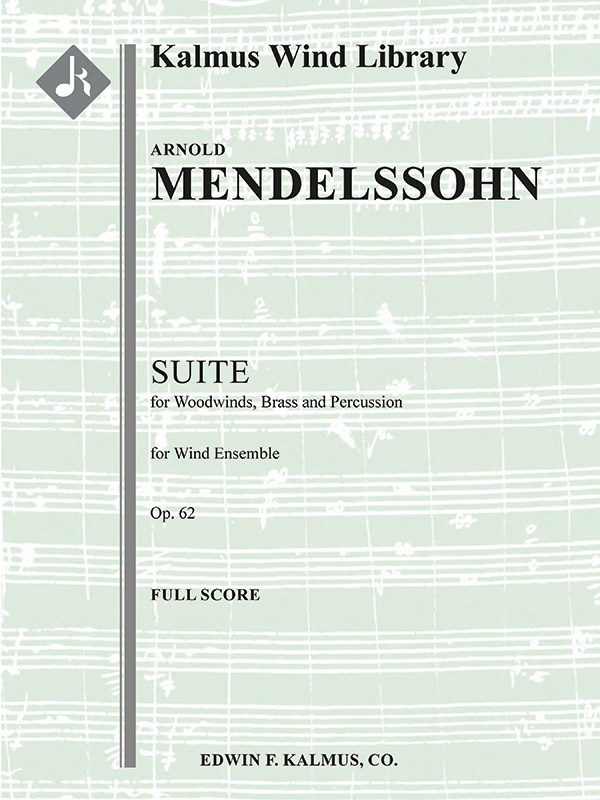 Suite For Woodwinds, Brass And Percussion, Op. 62 Conductor Score