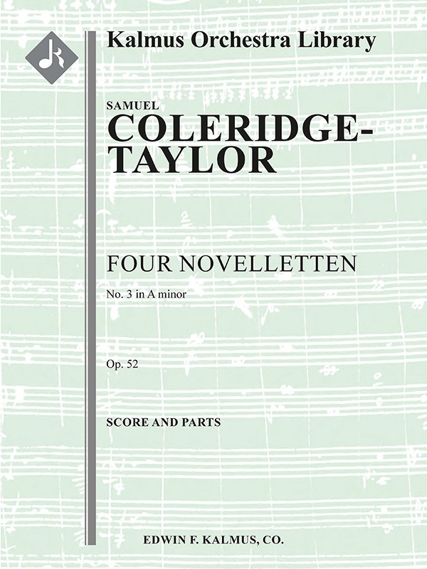 Four Novelletten, Op. 52, No. 3 In A Minor Conductor Score & Parts