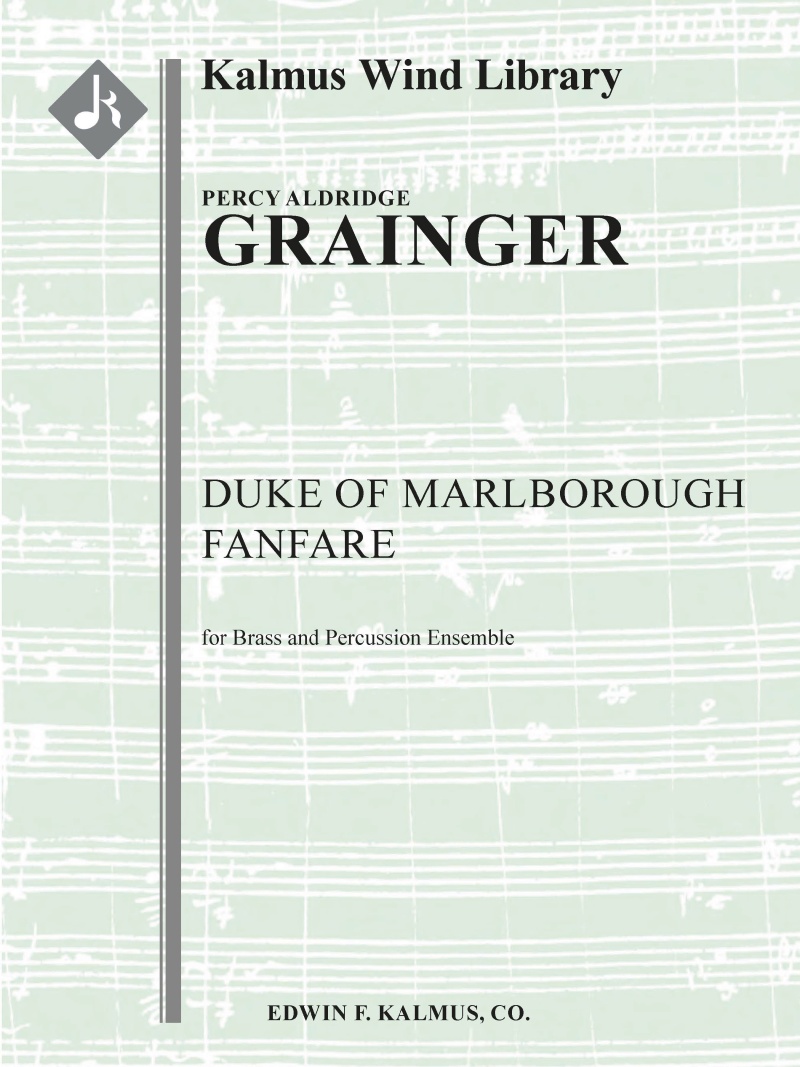 Duke Of Marlborough Fanfare Conductor Score & Parts
