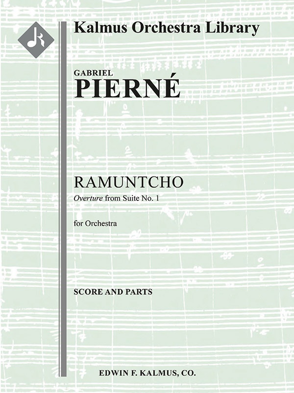 Ramuntcho: Overture (From Suite No. 1) Conductor Score & Parts