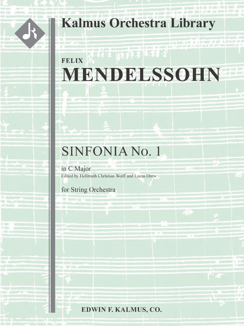 Sinfonia No. 1: String Symphony In C Score And Parts