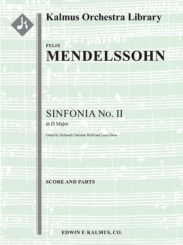 Sinfonia No. 3: String Symphony In E Minor Score And Parts