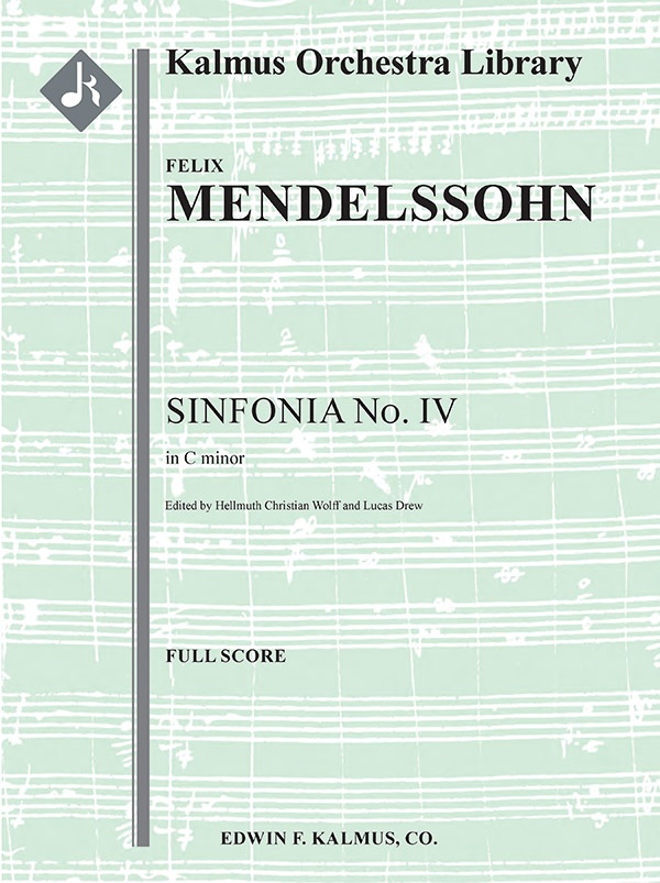 Sinfonia No. 4: String Symphony In C Minor Full Score