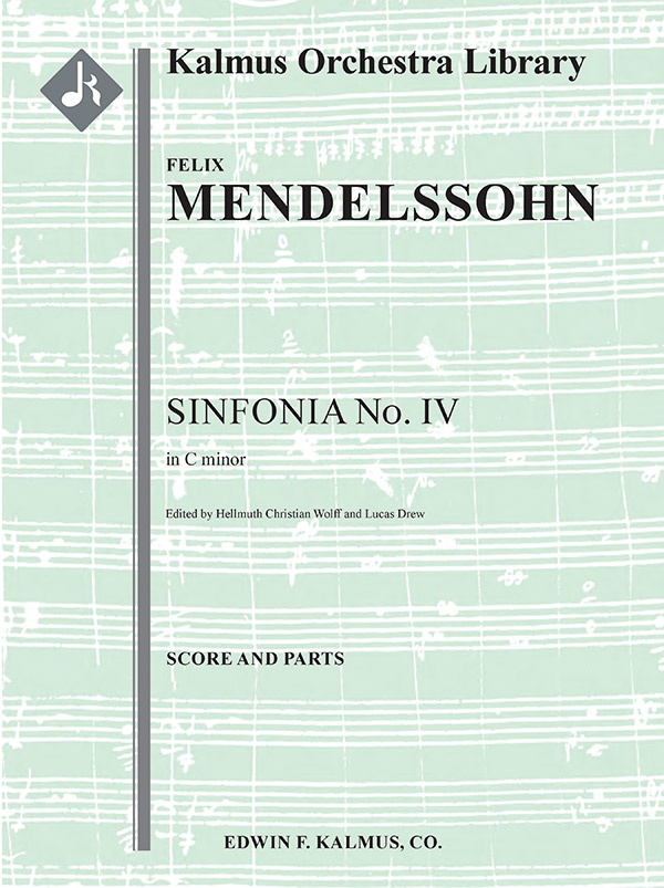 Sinfonia No. 4: String Symphony In C Minor Score And Parts