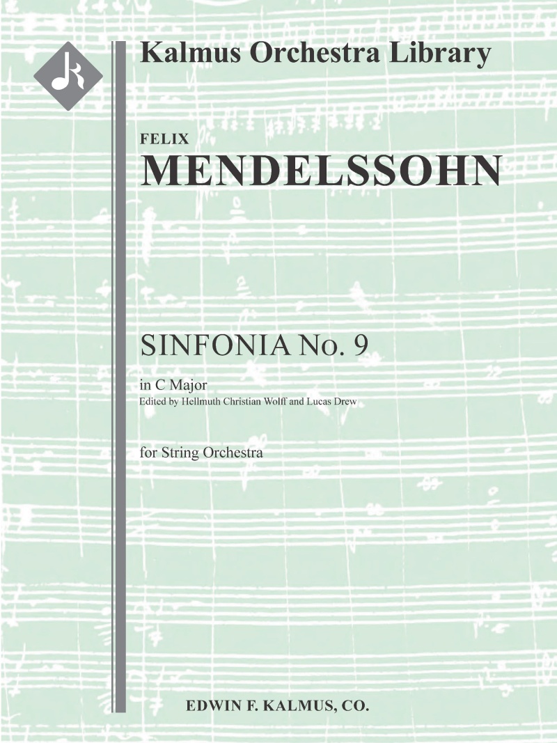 Sinfonia No. 9: String Symphony In C Conductor Score