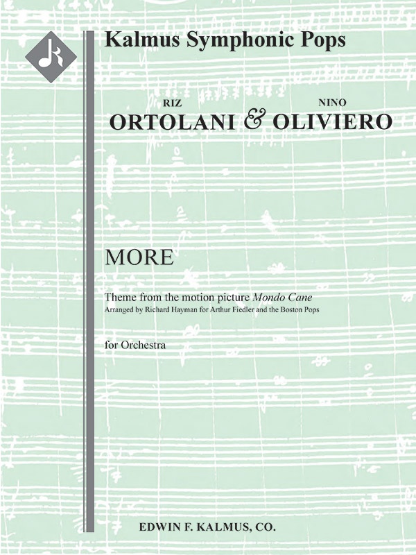 More - Theme From Mondo Cane (Boston Pops Version) Full Score