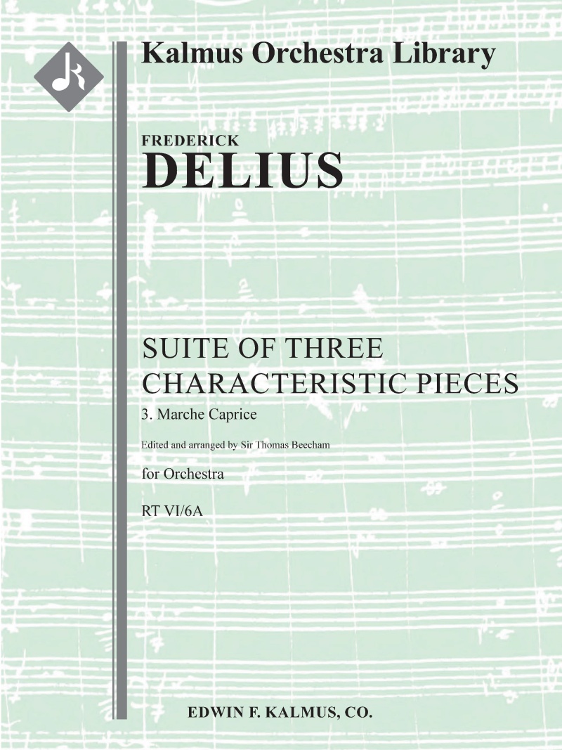 Suite Of 3 Characteristic Pieces, Rt Vi/6A (Suite De Trois Morceaux Caracteristiques): 3. Marche Caprice Full Score