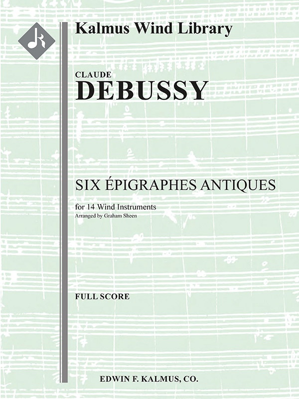 Six Epigraphes Antiques Conductor Score