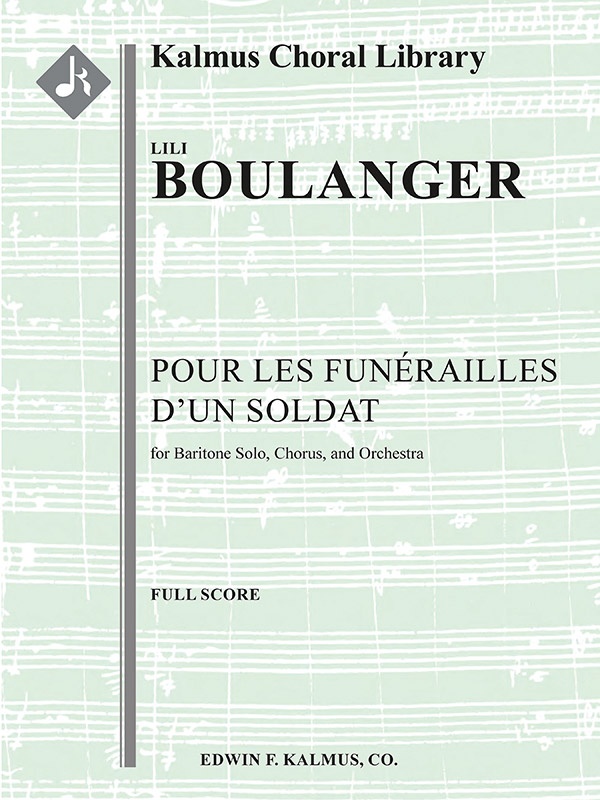 Pour Les Funerailles D'un Soldat Full Score