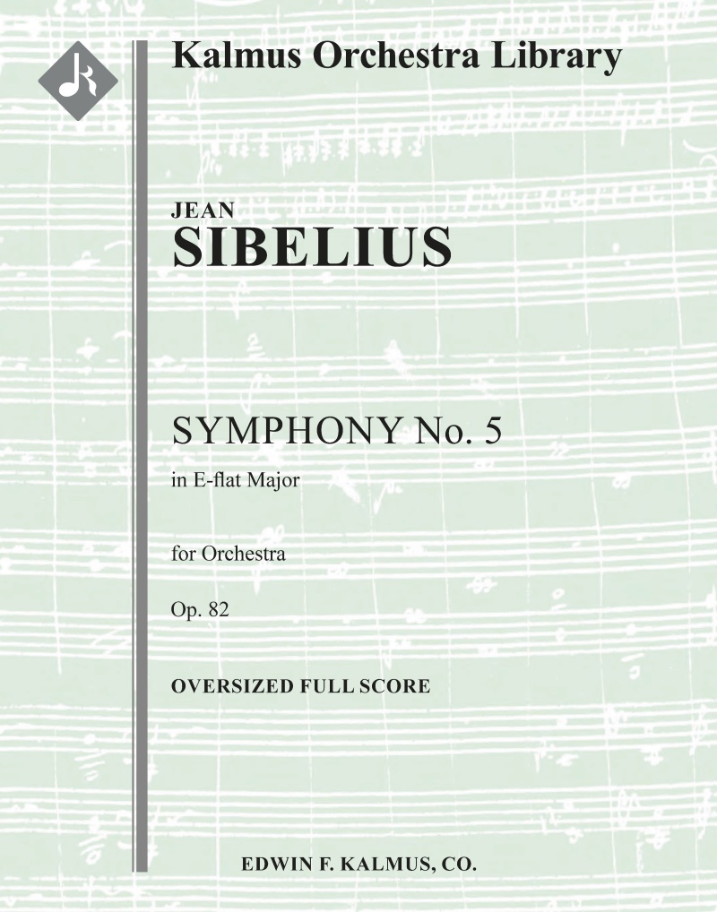 Symphony No. 5 In E-Flat, Op. 82 Oversized Score